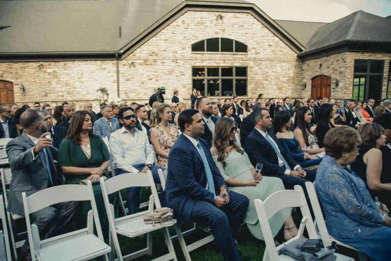 Family and friend watch ceremony terraview