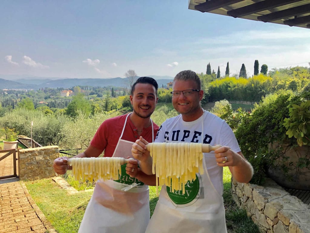 sean and micheal iris in italy